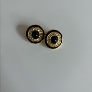 Black and Gold earrings